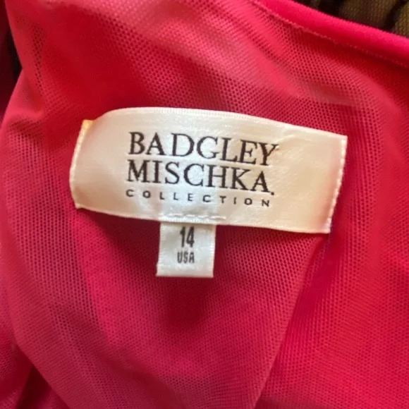 Badgley Mischka cocktail dress size 14 - Picture 4 of 5